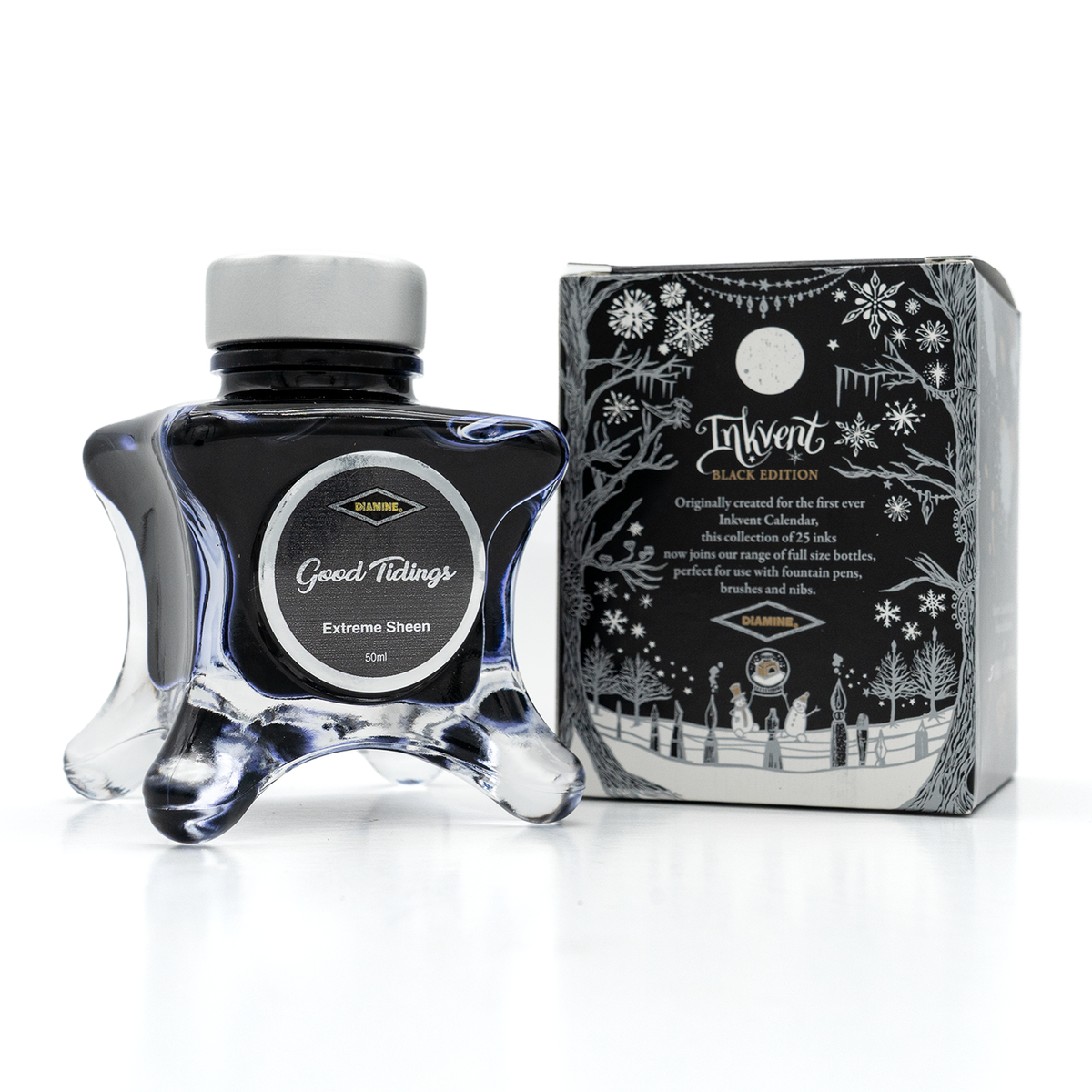 Diamine Black Edition Good Tidings Sheening Ink