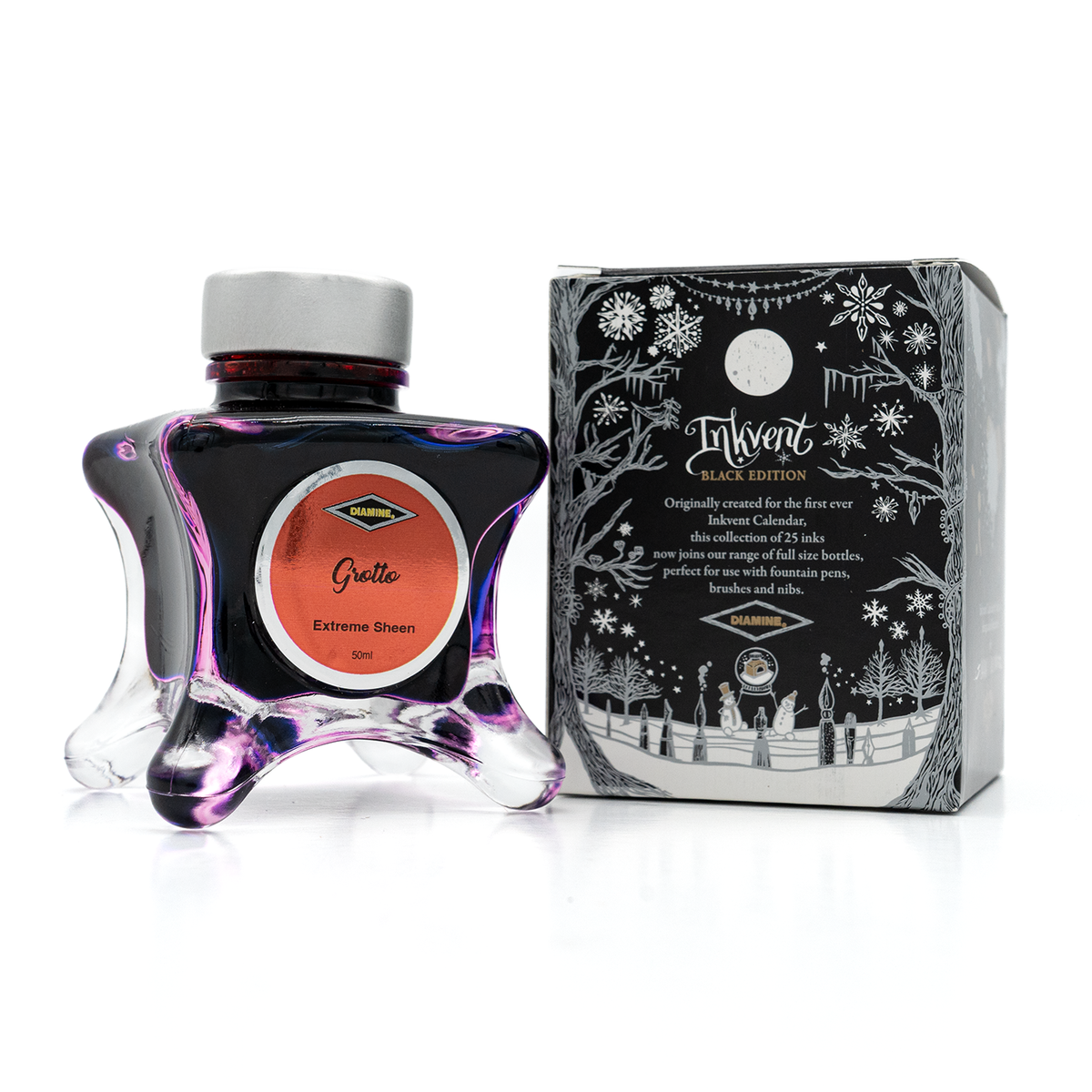 Diamine Black Edition Grotto Sheening Ink