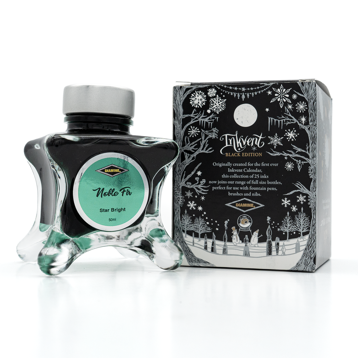 Diamine Black Edition Noble Fir Shimmer Ink