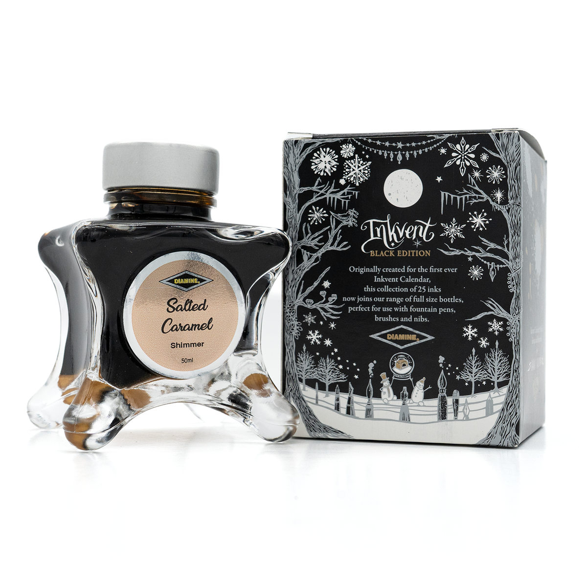Diamine Black Edition Salted Caramel Shimmer Ink