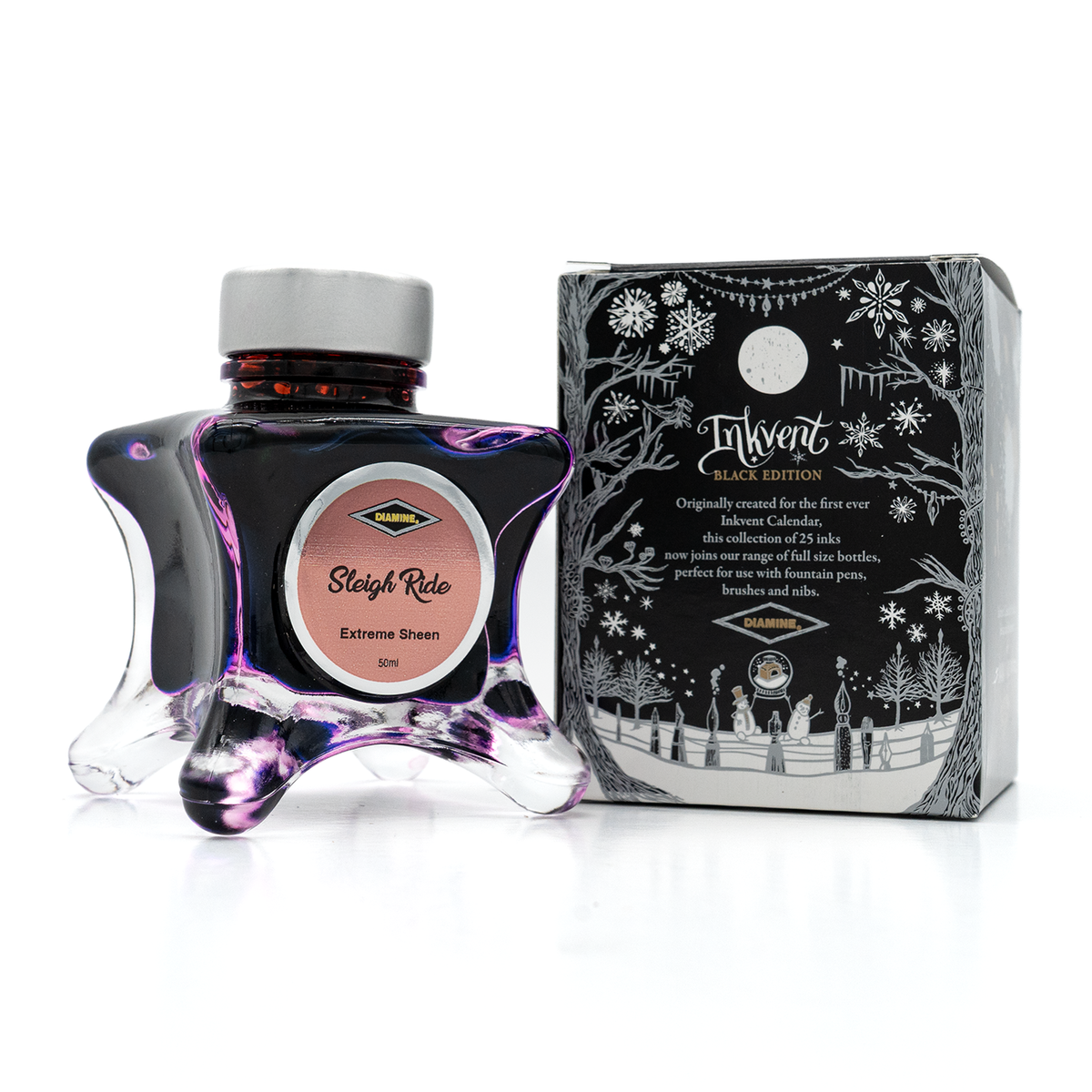 Diamine Black Edition Sleigh Ride Sheening Ink