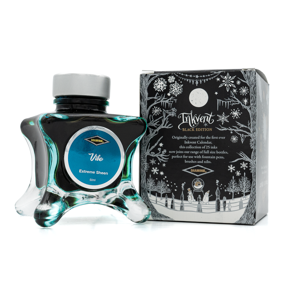 Diamine Black Edition Vibe Sheening Ink
