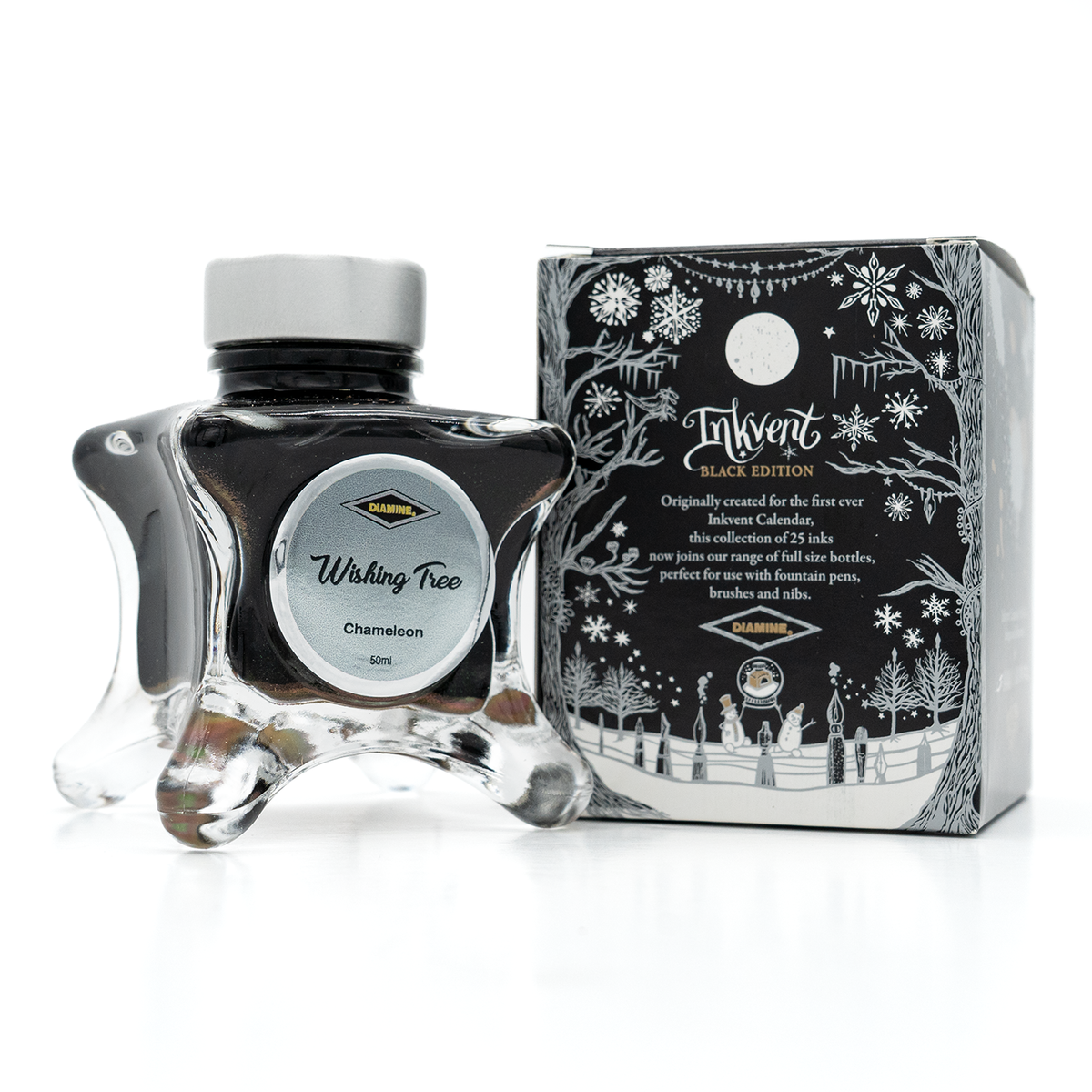 Diamine Black Edition Wishing Tree Shimmer Ink