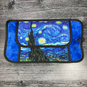 Rickshaw 6 Pen Roll With Flaps - Van Gogh Starry Night