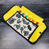 Rickshaw 6 Pen Roll With Flaps - Yuki Cat