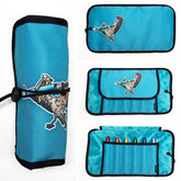 Rickshaw 6 Pen Roll With Flaps - Pelikan Pelican