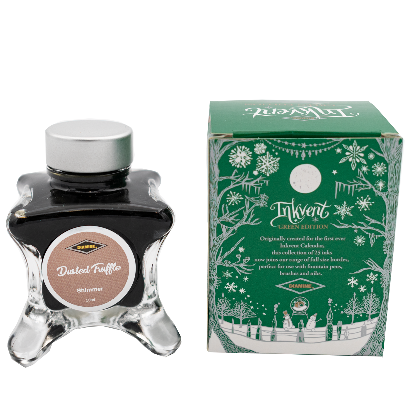 Diamine Green Edition Shimmer Ink -  Dusted Truffle