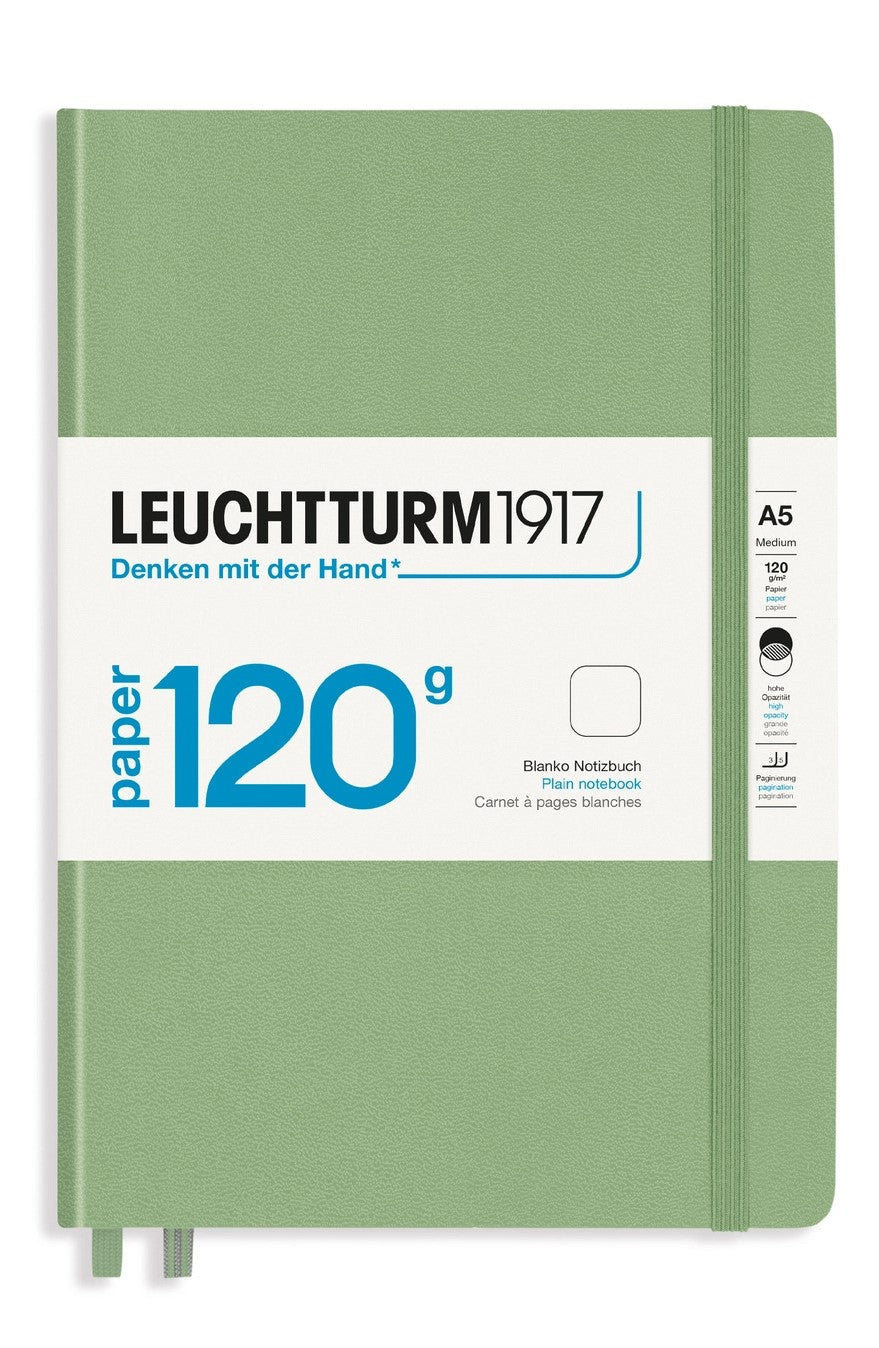 Leuchtturm A5 Medium Plain Notebook - Sage