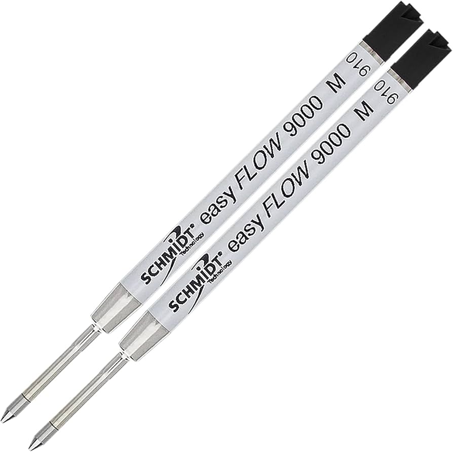 Schmidt EasyFlow 9000 Parker Style Refill- Black Fine