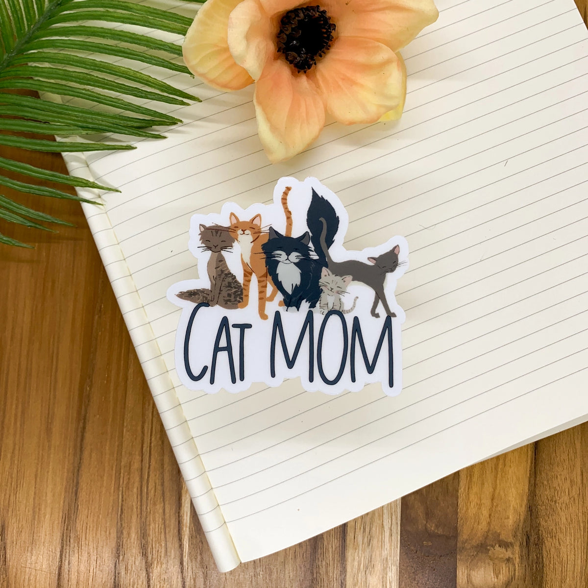 Savannah and James Co - Vinyl Sticker - Cat Mom