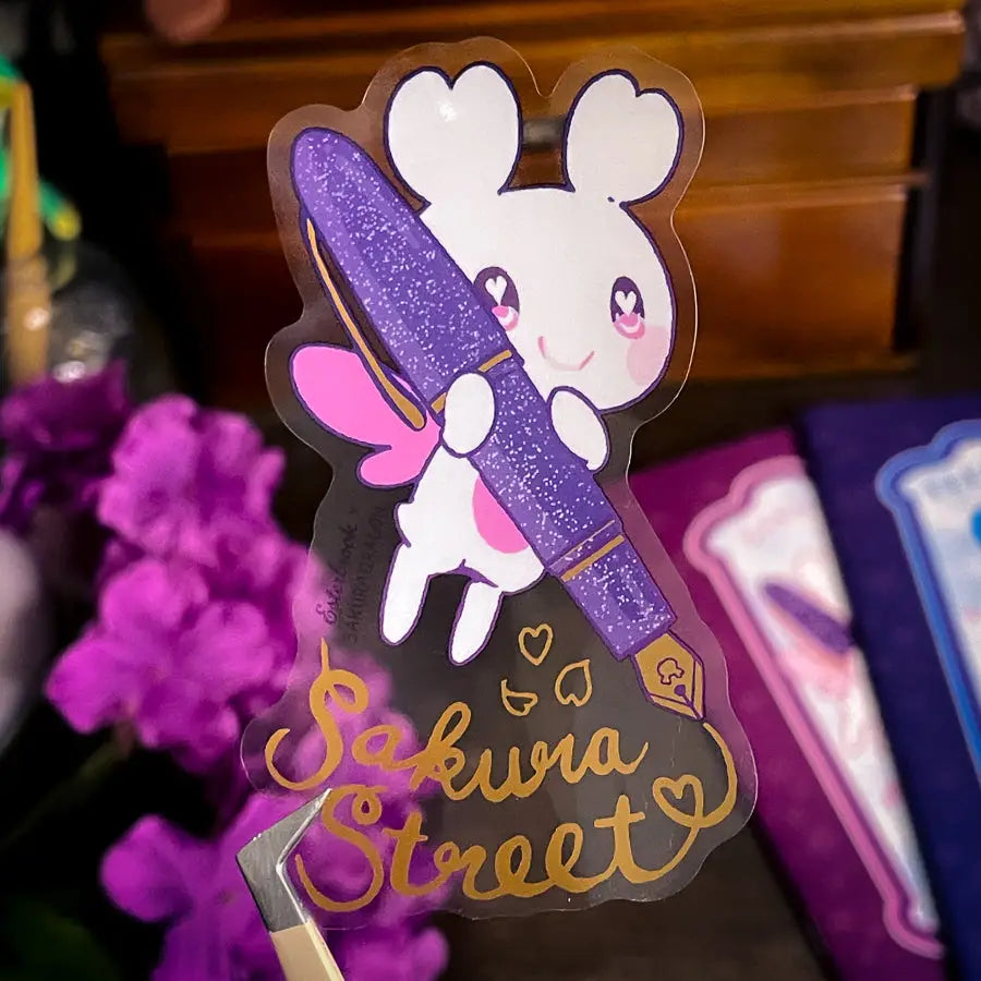 Sakuradragon - Sakura Street - Fountain Pen Clear Sticker