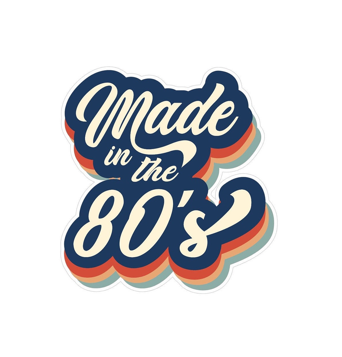 Sakura Design Gallery - Vinyl Sticker - Made in the 80s