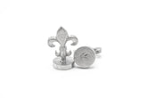 Global Solutions Metal Wax Seal 3/4" with Fleur-de-lis handle - Mountains