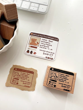 Bloom Paper Studio - IFPC ID Wooden Stamp