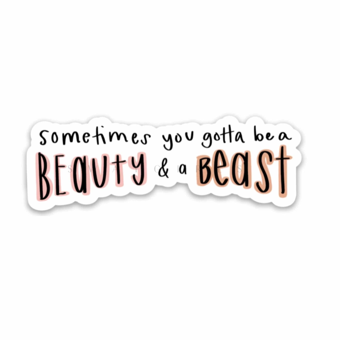 Swaygirls - Vinyl Sticker - Beauty & Beast