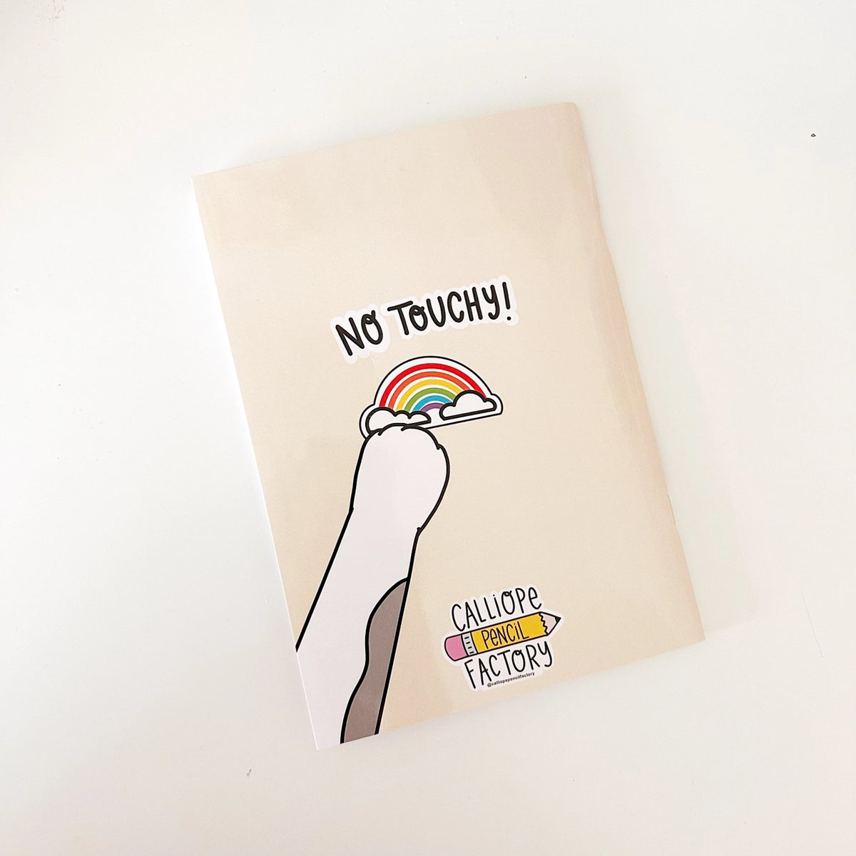 Calliope Pencil Factory - Reusable Sticker Book - Chips the Cat