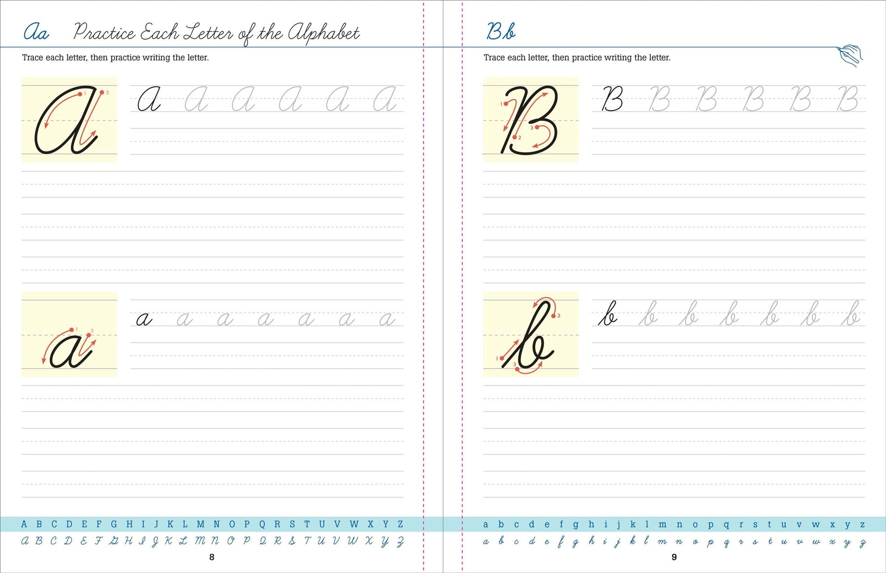 Peter Pauper Press -Cursive Handwriting Workbook