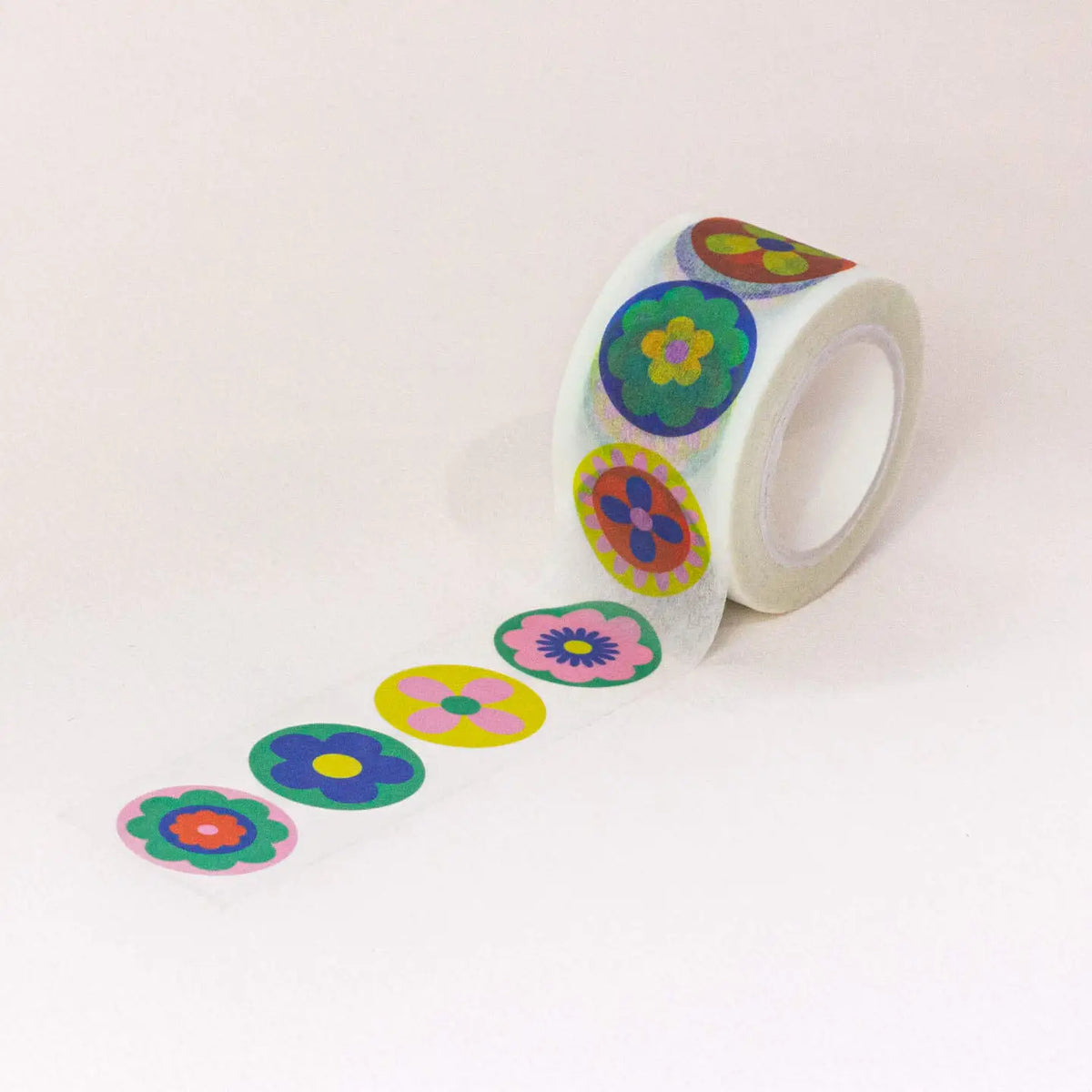 My Darlin' - Folk Fleurs Retro Flowers Wide Washi Tape