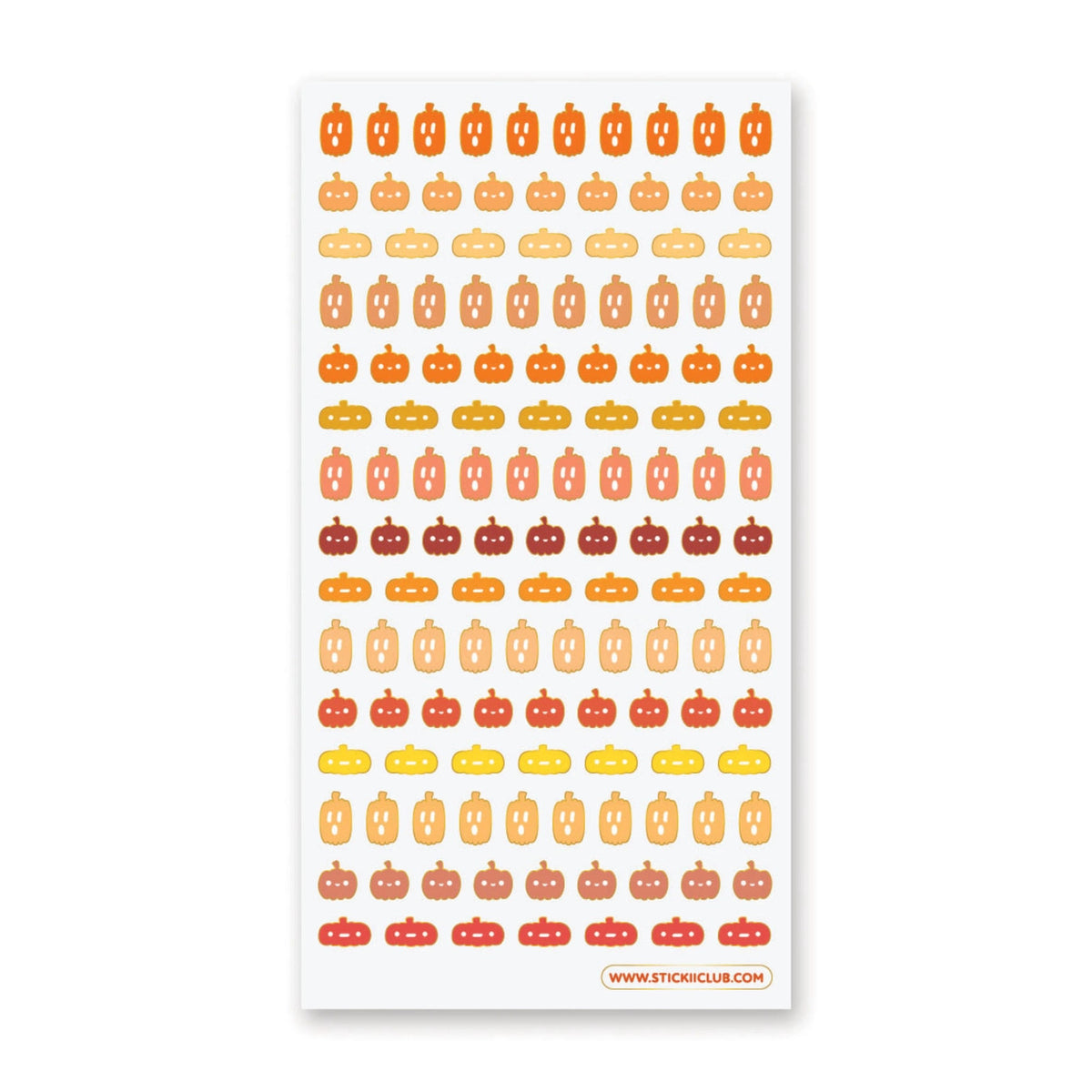 STICKII Sticker Sheet - Mini Pumpkins