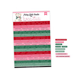 Pretty Little Studio - Figgy Pudding Word Stickers Christmas