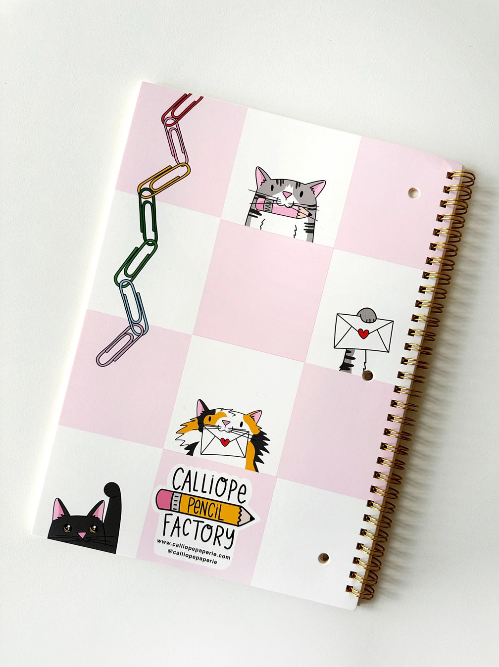 Calliope Pencil Factory - Reusable Sticker Book - Stationery Kitties
