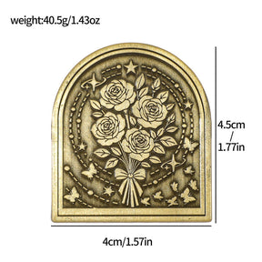 Oria & Co. - Novellea Engraved Antique Tone Page Clip Bookmark