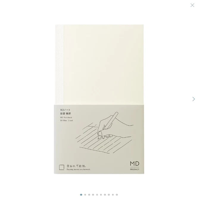 Midori MD B6 Slim Notebook - Lined