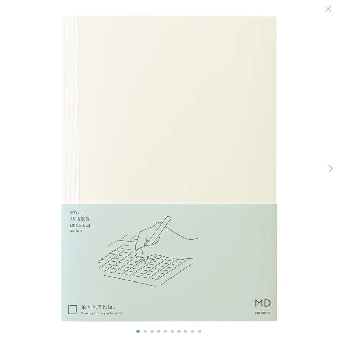 Midori MD A5 Notebook Journal - Grid Lines