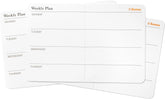 Notsu - Note Cards 3x5 - Scored Weekly Planner