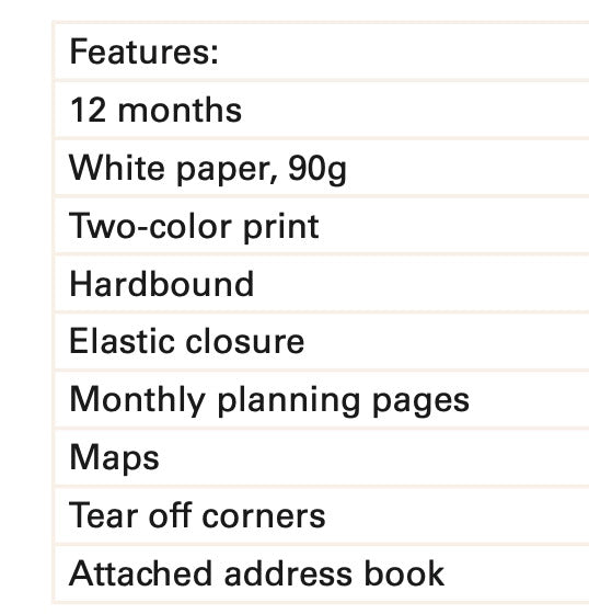 Rhodia 2025 WebPlanner Weekly Notebook 6 x 9"