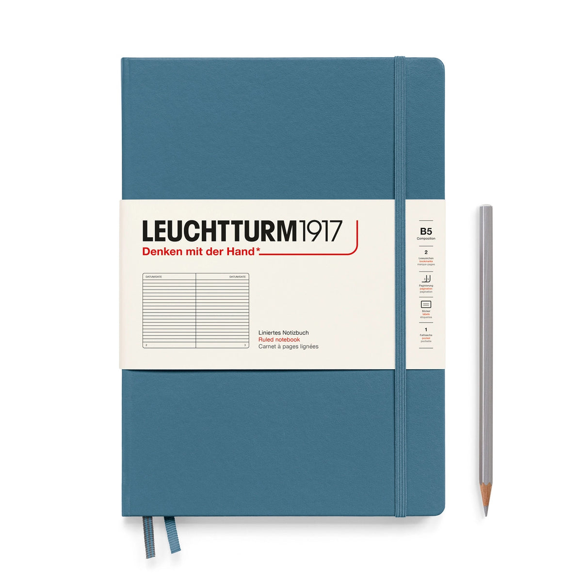 Leuchtturm1917 B5 Composition Notebook - Pacific Green