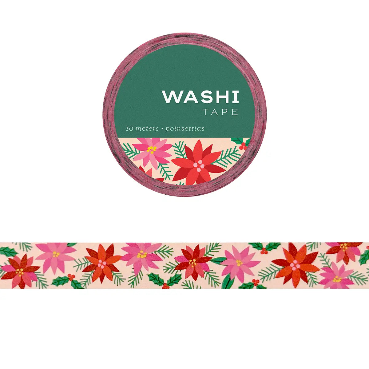 Girl of ALL WORK - Washi tape - 15mm - Poinsettas