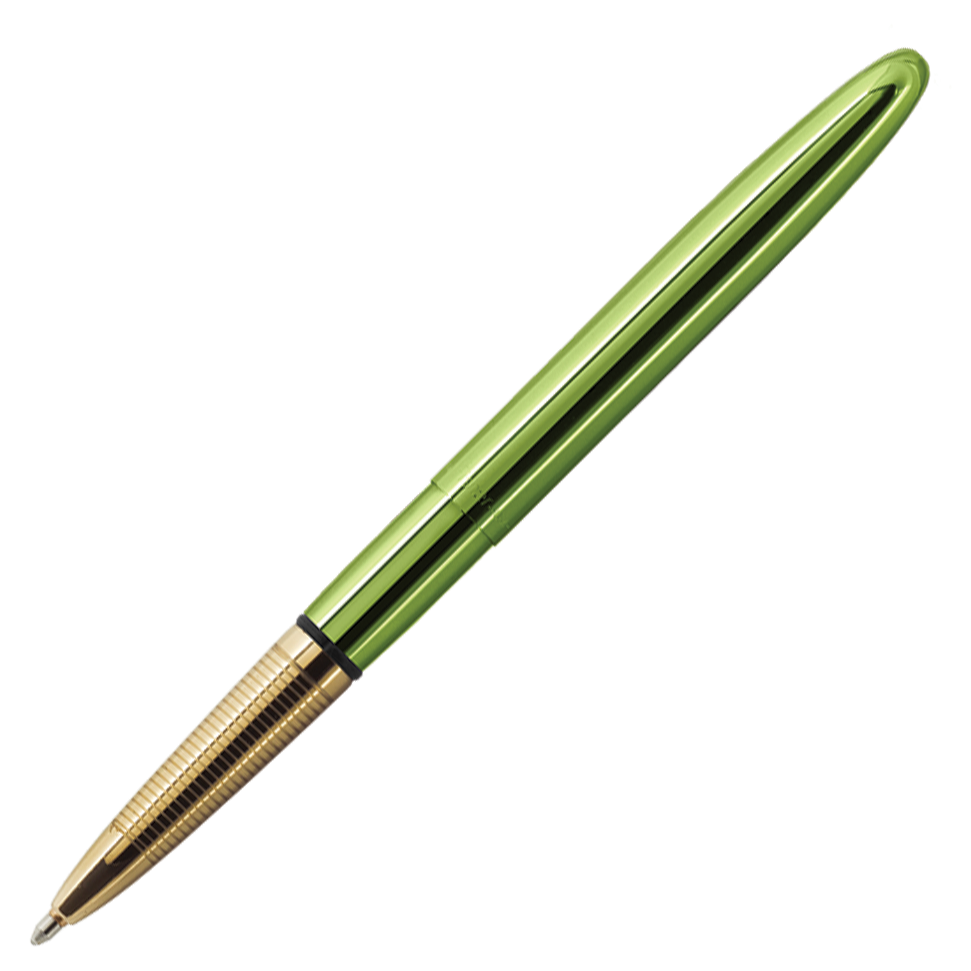 Fisher Space Pen Bullet - Lime Green gold section