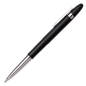 Fisher Space Pen Bullet - Matte Black with Chrome Grip and Clip