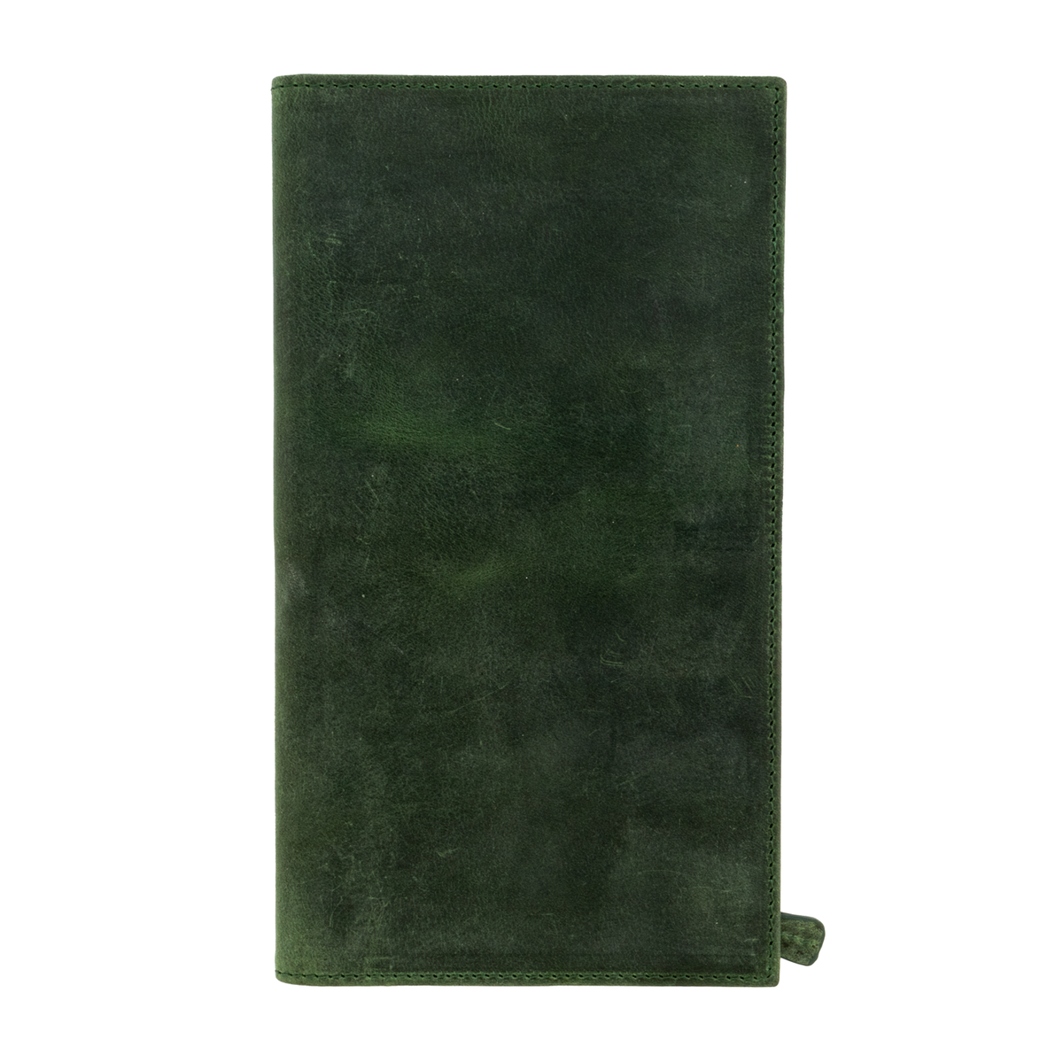 Galen Leather Wallet Insert for Traveler's Notebook Regular Size- Crazy Horse Green