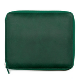 Galen Leather Co. Zippered Collector Pen Case for 60 Kawecos - Vivianite Green