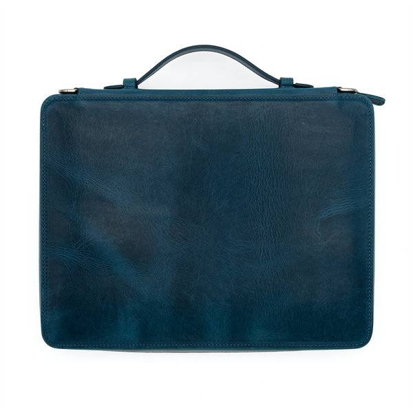 Galen Leather Co. Leather Compendium Bag - A4 Zippered Folio Organizer