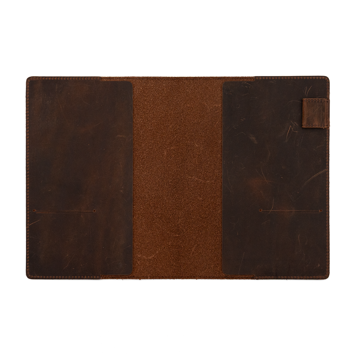 Galen Leather Co. Leather A5 Notebook/Planner Cover- Havana Brown