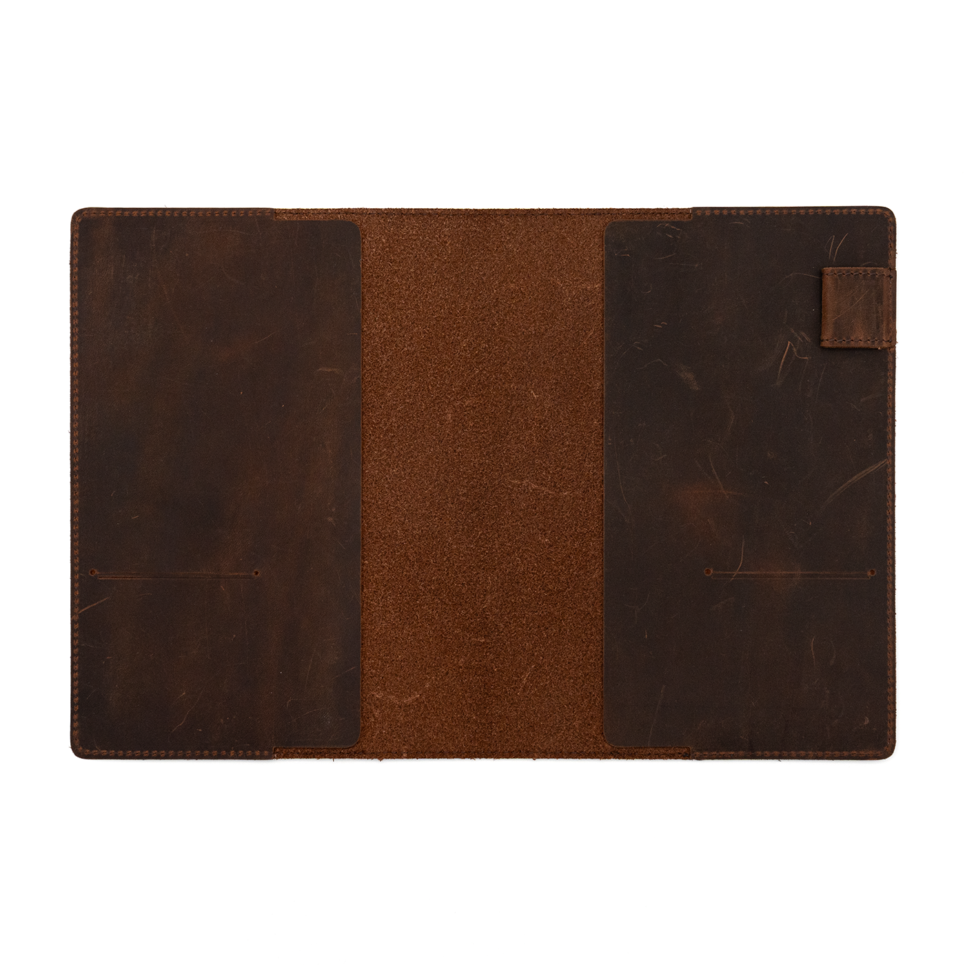 Galen Leather Co. Leather A5 Notebook/Planner Cover- Havana Brown