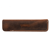 Galen Leather Co. Leather Single Pen Sleeve - Crazy Horse Havana Brown