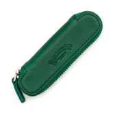Galen Leather Co. Zippered Single Pen Case For Kaweco - Vivianite Green