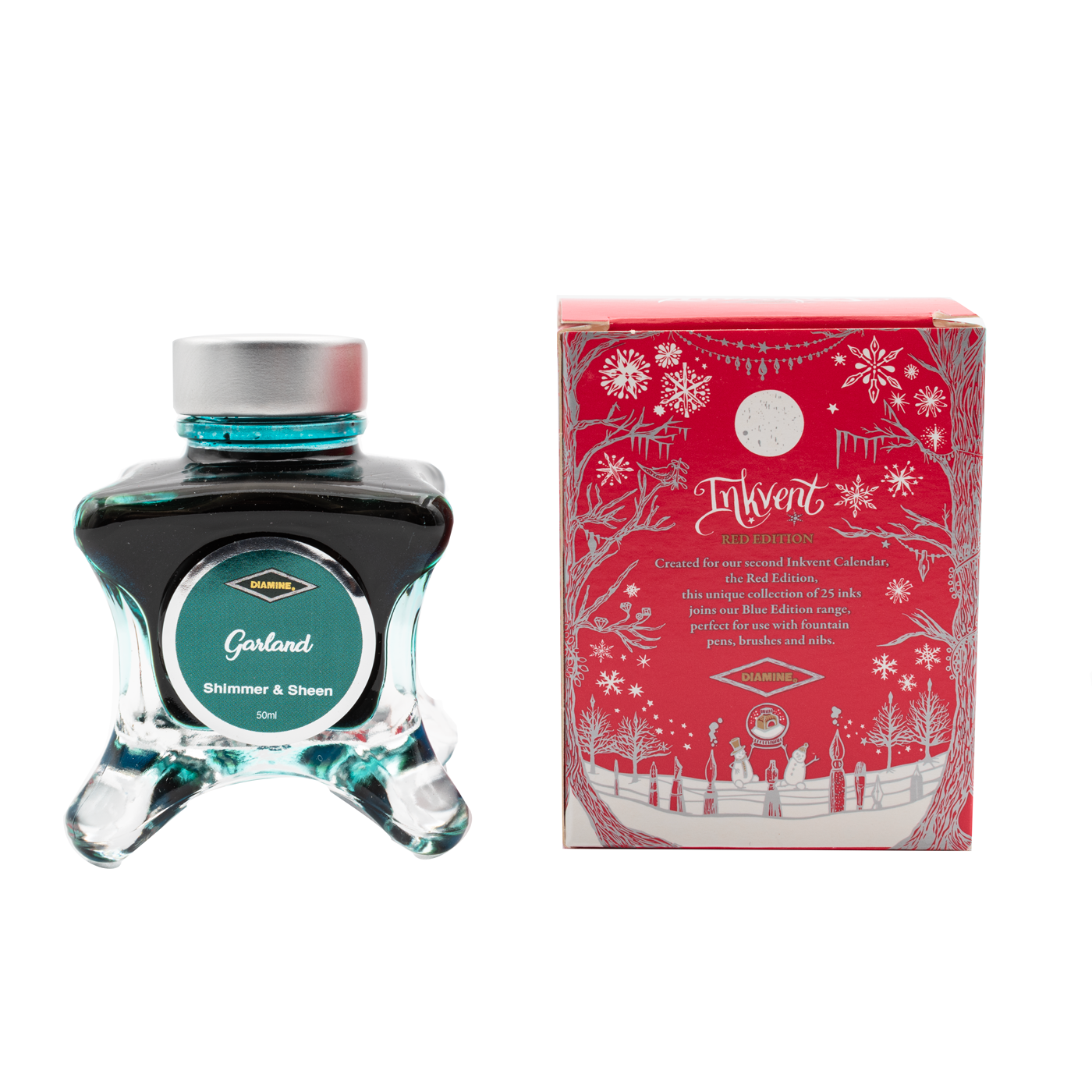 Diamine Red Edition Garland Shimmer & Sheen