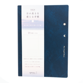 Midori 2024 Gradation Diary Day Length B6- Navy
