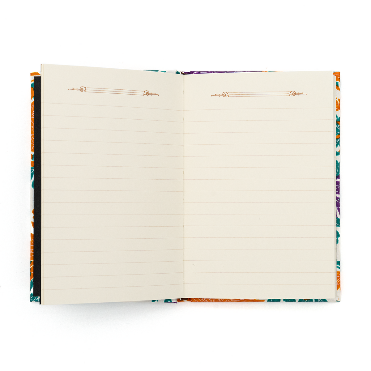 Haibara Chiyogami Notebook - Large Chrysanthemum