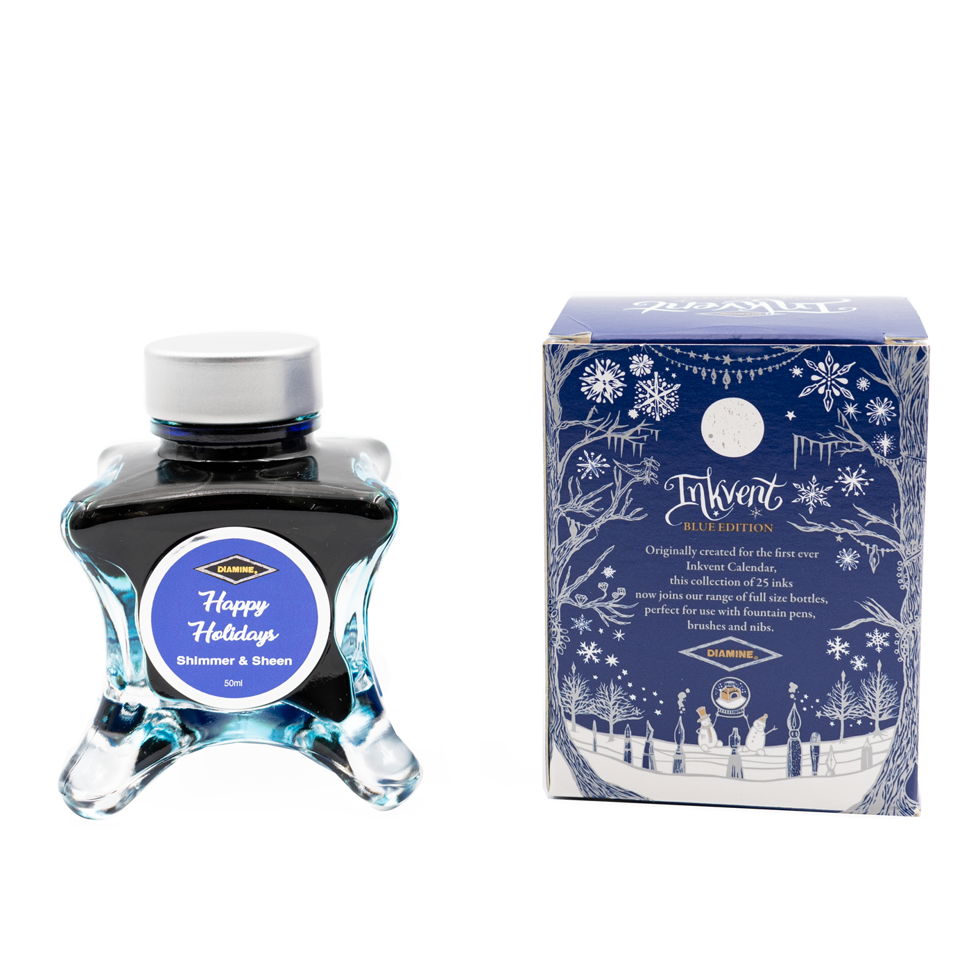 Diamine Blue Edition Happy Holidays Shimmer & Sheen