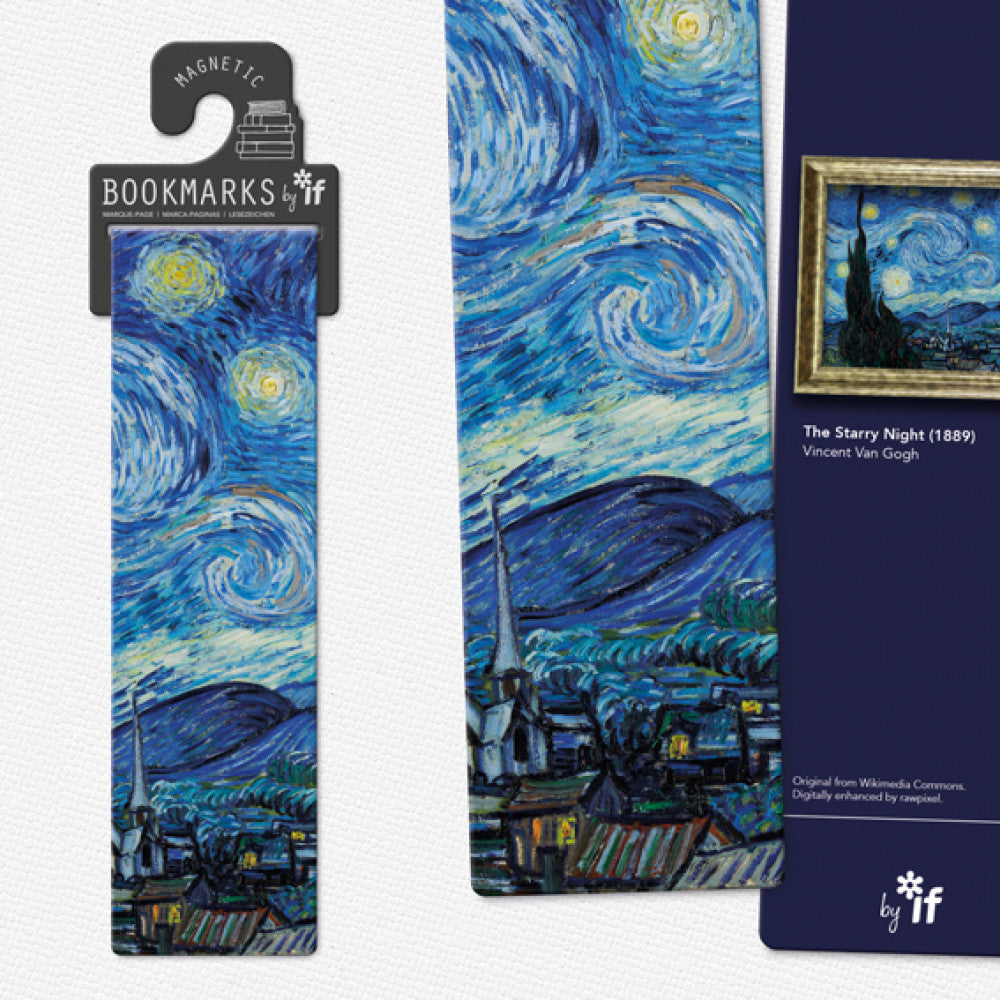 If Bookmarks - Classic magnetic Starry Night