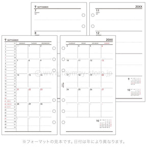 Raymay Davinci Note 2027 ( thru March 2028) Bible Size Refill - Monthly & Weekly