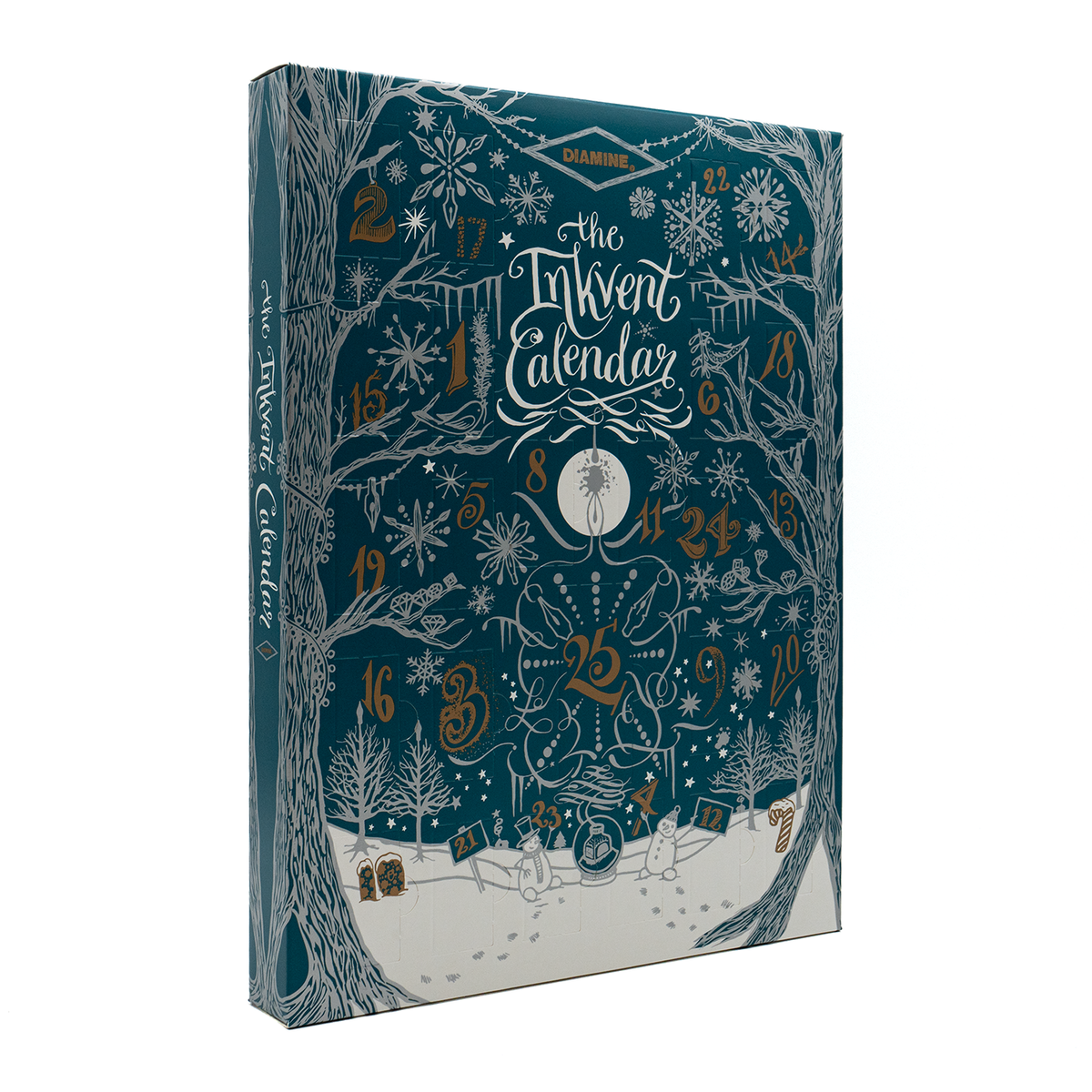 Diamine Inkvent 2025 Calendar Teal Edition