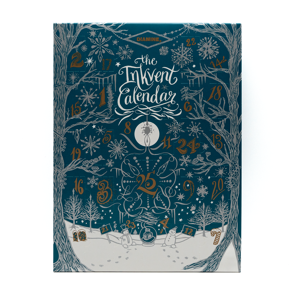 Diamine Inkvent 2025 Calendar Teal Edition
