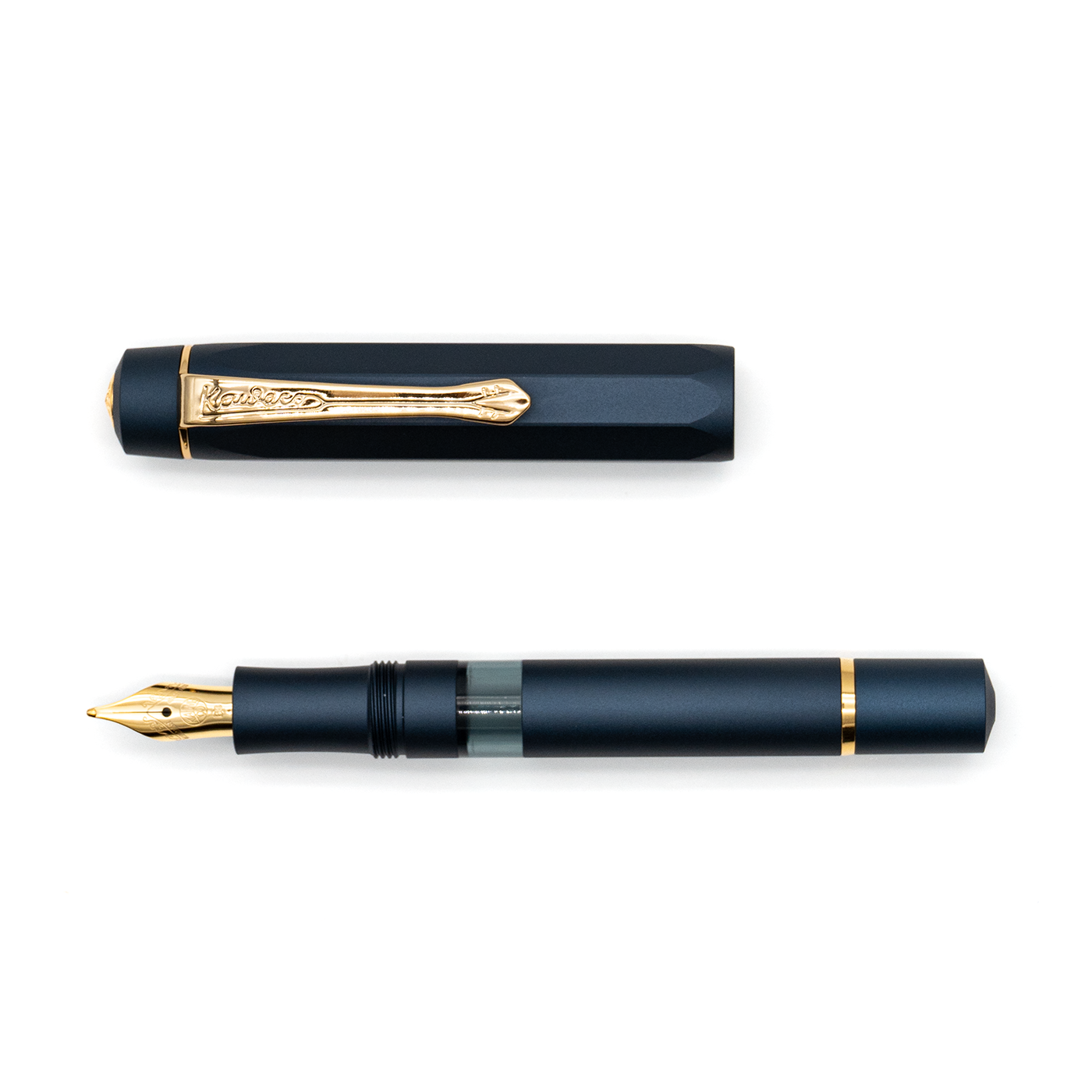 Kaweco Sport Piston - AL Navy Fountain With Ink
